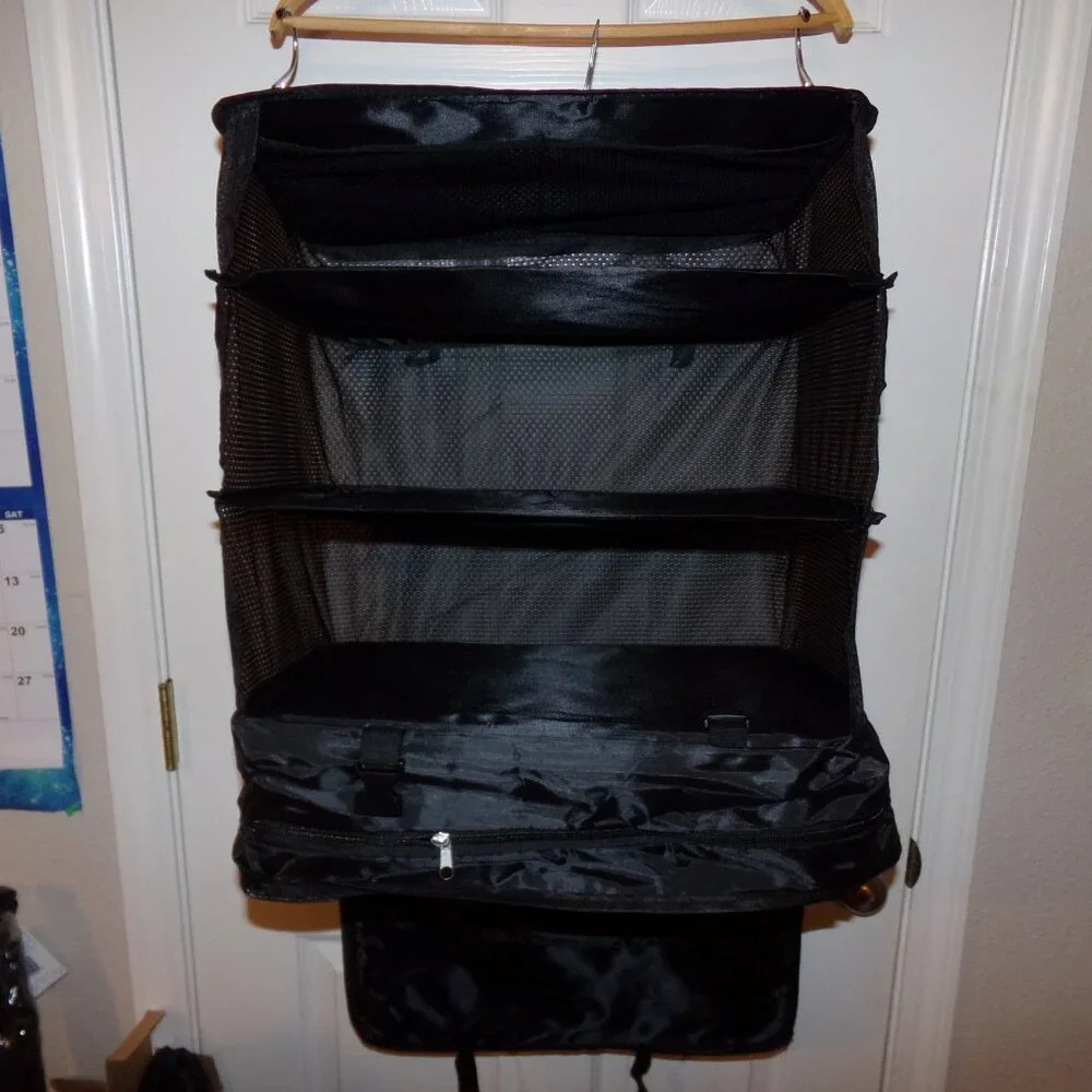 New Project Sol Carry on closet hanging travel shelves cruise plane or car pack